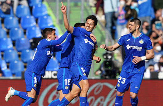 İspanya La Liga'da Getafe lider Real Madrid'i Enes Ünal'ın golüyle mağlup etti