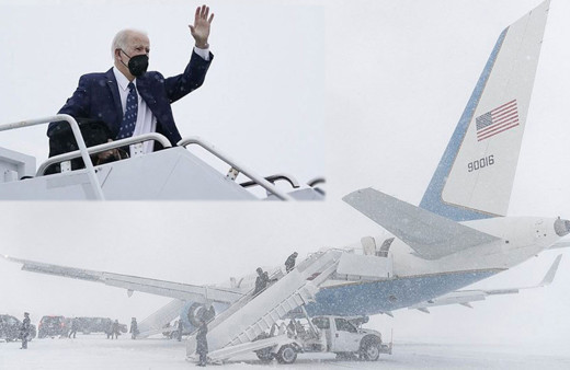 ABD Başkanı Joe Biden uçakta mahsur kaldı! Dünya ABD'den gelen bu görüntüleri konuşuyor