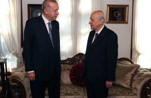 Ankara'da sürpriz zirve! Cumhurbaşkanı Erdoğan Devlet Bahçeli ile görüştü