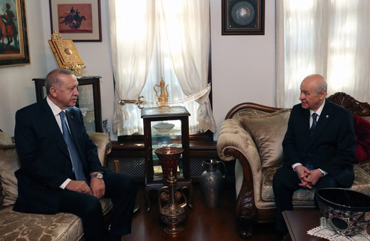 Cumhurbaşkanı Erdoğan ve Devlet Bahçeli 4 konuyu görüştü