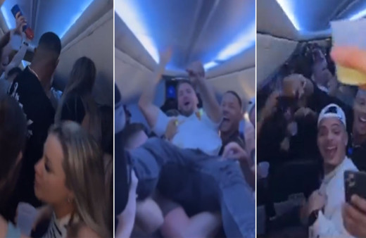 Korona uçağı! Uçakta korona partisi kötü bitti Başbakan 'aptallar' dedi