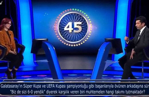 Kim Milyoner Olmak İster'de Fenerbahçe sorusu kızdırdı