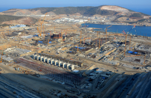 Mersin'de inşa edilen Akkuyu Nükleer Güç Santrali'nde önemli gelişme