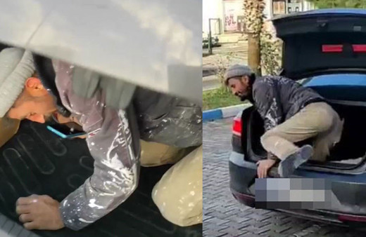 Üstü kirli işçiyi Antalya'da patronu arabanın bagajına koydu tepki yağdı