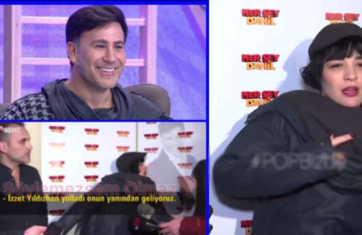 Gonca Vuslateri İzzet Yıldızhan'ı fena ti'ye aldı! Mont giyip kendini kapattığı videosu olay!