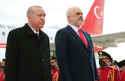 Cumhurbaşkanı Erdoğan'ın Arnavutluk programı başladı