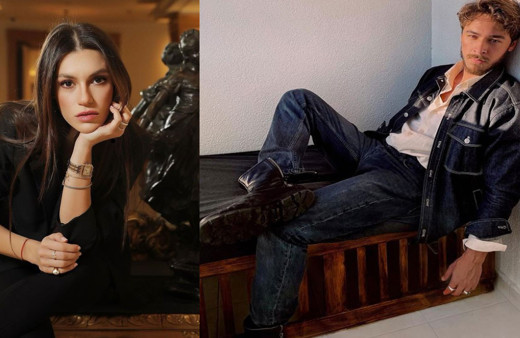 Arka Sokaklar Hüsnü Çoban'ın çocukları Onur Bay ve Yüsra Geyik'ten samimi poz