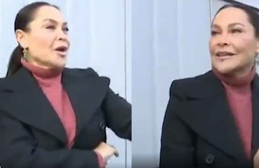 'Simit yiyin' diyen Hülya Avşar lüks restoranın arka kapısından çıkarken yakalandı