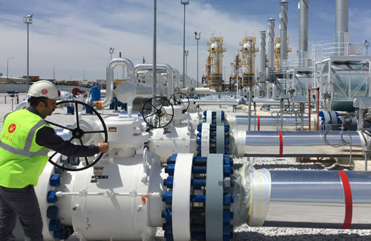 Hatay'da doğal gaz boru hattında akış yeniden başladı