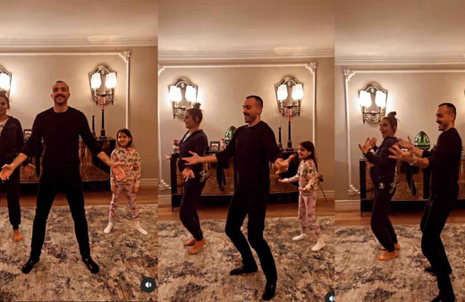 Demet Akalın Okan Kurt ve Hira TikTok dansı sosyal medyada viral oldu