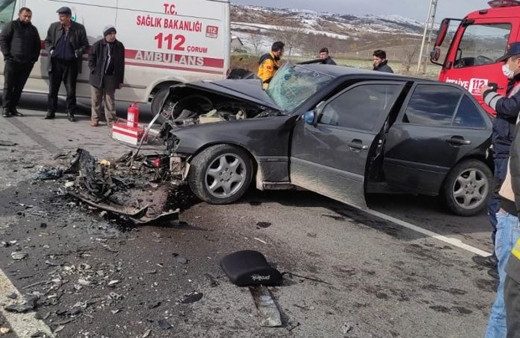 Çorum'da feci kaza! AK Parti il yönetimini hüzne boğan ölüm