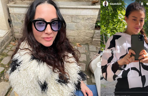 Başak Dizer'in bebeği 5 aylık oldu hamile göbeği göründü Instagram'da ayna pozu