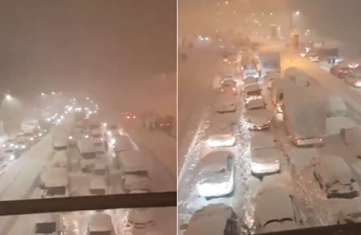 İstanbul yolda kaldı Ekrem İmamoğlu'na videolu cevap rekor kırdı