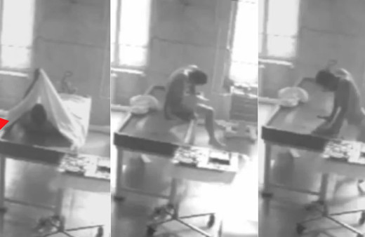 Korkunç görüntüler! Öldü sanılan adam morgda ayağa kalktı