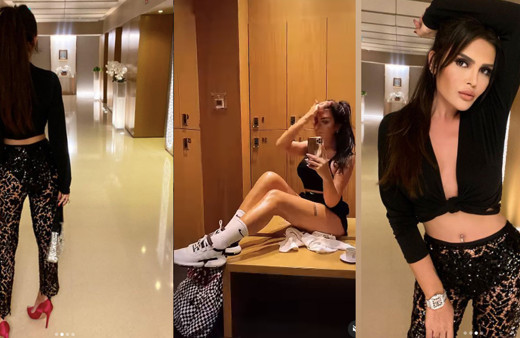 Selin Ciğerci'nin transparan pantolonu kriz çıkardı yorum yağdı