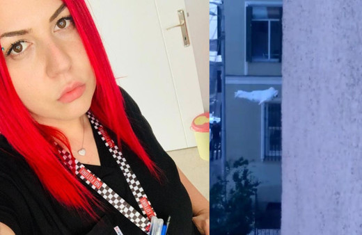 Kadıköy'de Şebnem hemşirenin ölümüne keşif! Cansız mankenin aşağıya bırakıldığı görüntüler ortaya çıktı