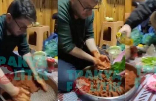 Tekirdağ'da camide türkülü şarkılı çiğ köfte partisi! İmam ve müezzinlerin skandal eğlencesi