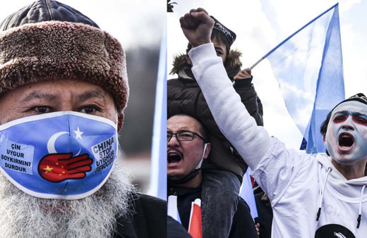 Pekin Olimpiyatları İstanbul'da protesto! Katliamın yıldönümüne dikkat çekildi