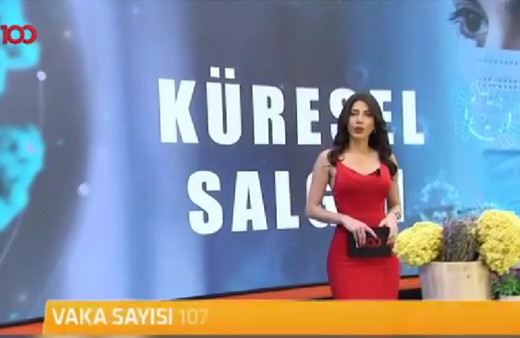 Tv100 spikeri Ela Rümeysa Cebeci koronavirüs haritasını yorumlarken şoke oldu: Ne gördük, ne duyduk...