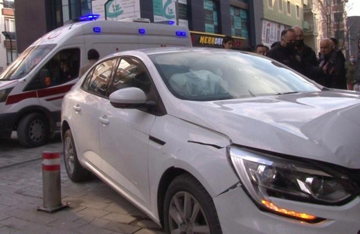 Çekmeköy'de direksiyon başında bayılınca olanlar oldu: Çarpmanın etkisiyle evler sallandı