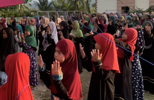 Morolu yetim çocuklar, Cumhurbaşkanı Erdoğan için dua etti