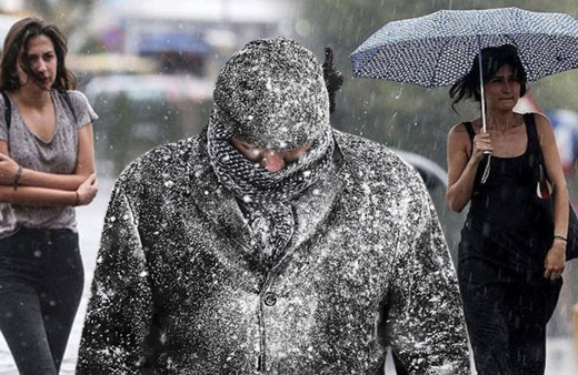 Fena kar ve yağmur geliyor! Sıcaklık 4  derece artıyor Meteoroloji uyardı: İstanbul Ankara İzmir Bursa Eskişehir