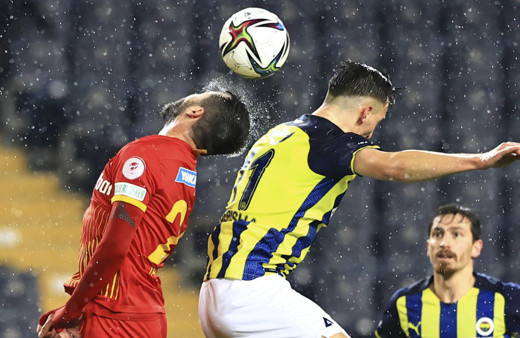 10 kişilik Kayserispor'dan son saniye darbesi! Fenerbahçe kupaya veda etti