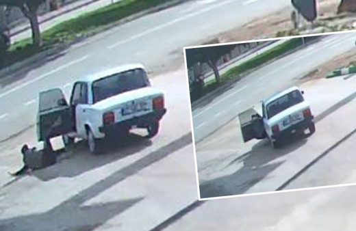 Murat 124 ile drift yapmaya çalışınca araçtan düştü! Üstüne 11 bir lira ceza yedi