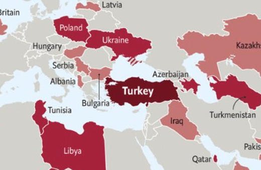 11 ülke satın aldı 11 ülke ile görüşme sürüyor aralarında İngiltere de var Economist harita paylaştı
