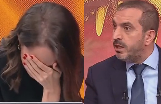 A Spor canlı yayınında sunucu dayanamadı! Melike Çelik'in sinirleri bozuldu kahkahayı bastı