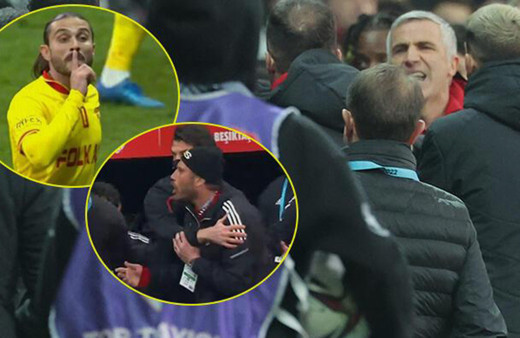 Türkiye Kupası'ndaki Beşiktaş Göztepe maçında olay çıktı