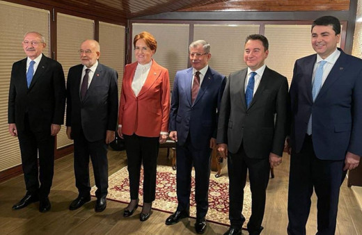 Millet ittifakı ve diğer muhalefet partilerinin genel başkanları bir araya geldi