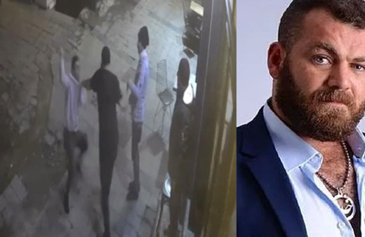 Kurtlar Vadisi oyuncusu Bahadır Ünlü'nün kafede müşterisine saldırma anı ortaya çıktı