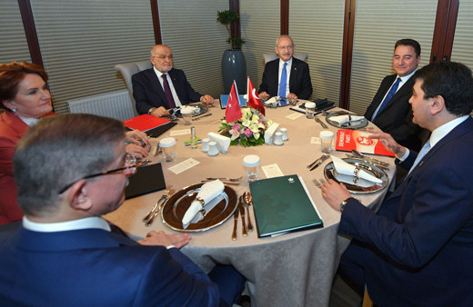 Ahmet Hakan 6 muhalefet partisinin buluştuğu masayı yazdı 'bu kesin' deyip paylaştı