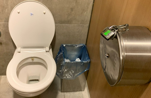 Eskişehir'de peçete hırsızlarına karşı asma kilitli önlem