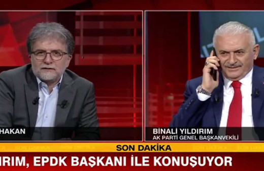 Binali Yıldırım CNN Türk canlı yayınında EPDK Başkanı ile konuştu! Ahmet Hakan şaşkına döndü