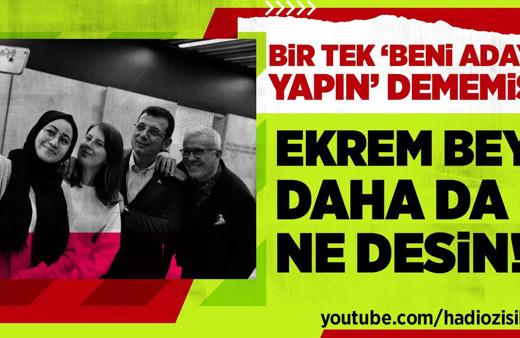Ekrem İmamoğlu 'beni aday yapın, ne derseniz yaparım' dedi...
