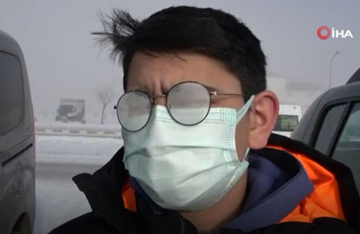 Ardahan Göle buz kesti! Eksi 22,1 derecede hayat durdu