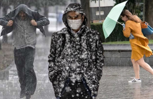 Kuvvetli kar ve yağmur geliyor Meteoroloji alarm verdi: İstanbul İzmir Adana Antalya