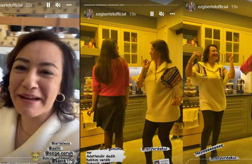 'Anadolu'yu yiyen kadın' Ezgi Sertel altın gününde coştu Mezdeke dansözlerine taş çıkardı