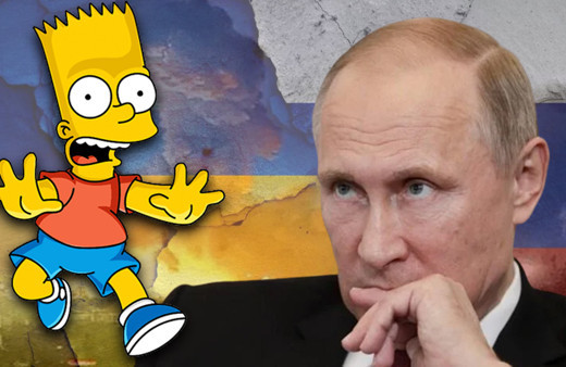 Simpsonlar Rusya Ukrayna krizini bildi kehanetler tüyler ürpertti! Dünya hayrete düştü