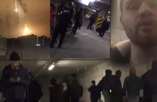 Kiev'de Türk öğrencilerin bulunduğu yurdun yakınına füze düştü