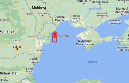 Yılan Adası Ukrayna'da nerede Yılan Adası haritadaki yeri
