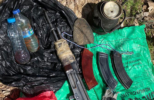 Hakkari'de terör operasyonunda silah ve mühimmat ele geçirildi