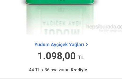 İnternette 36 ay taksitle ayçiçek yağı satışı başladı!