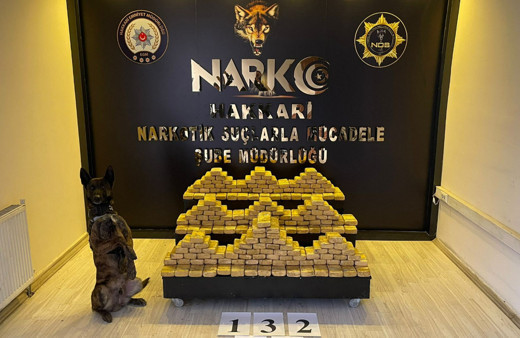 Hakkari Yüksekova'da 132 kilo 300 gram eroin yakalandı