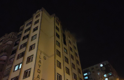 Kayseri'de sinir krizi geçiren şahıs evini ateşe verdi