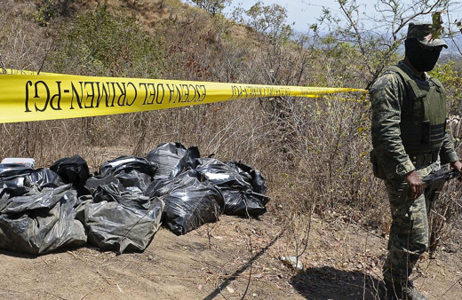 Meksika'da gizli bir mezarda 11 ceset bulundu
