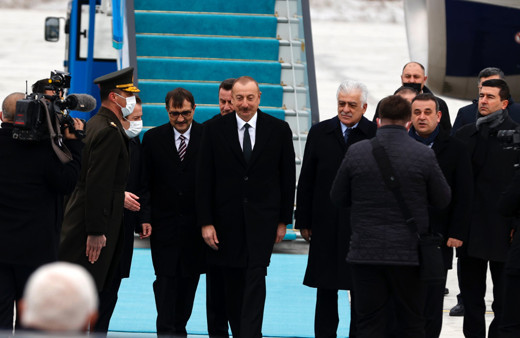 Azerbaycan Cumhurbaşkanı Aliyev Türkiye'de