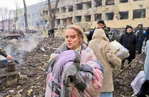 Rus zulmünün sembolü bebek doğdu! Rusya 'hamile değil, makyaj yapıldı' demişti